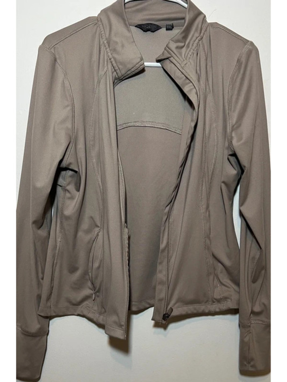 Beige workout long sleeve